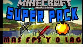 MINECRAFT PE: TOP 3 TEXTURE PACKS PARA MAS FPS 0 LAG