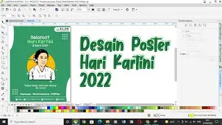 Buat Desain Poster Hari Kartini 2022 di Aplikasi Corel Draw