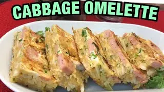 HOW TO COOK CABBAGE OMELETTE | CABBAGE PANCAKE