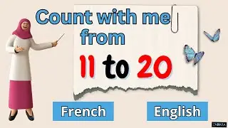 French Numbers 11 - 20 | Count Numbers in French / English