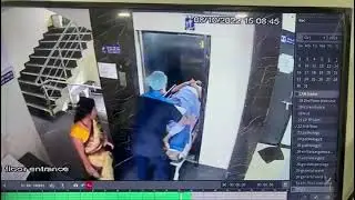 فيديو مرعب في الهند.. مصعد مستشفى 