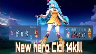 New hero Cici jungler 14kill /sna gaming/ Mobile legends bang bang