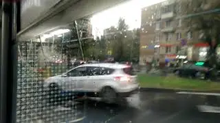 проехал на электробусе