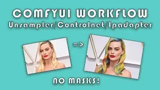 ComfyUI Easily Edit Images - Unsampler - Controlnet/IPadapter - #pixtopix  #workflow