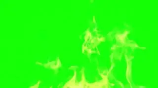 Animated Fire On Green Screen || Chroma Key || Free To Use || No Copyright
