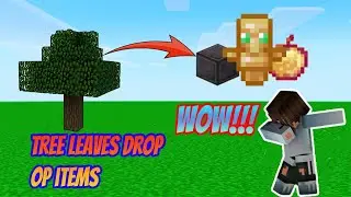 Minecraft But Leaves Drop 2xOp Loot with @FTTGaming