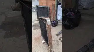 Радиатор КамАЗ чистка часть 1