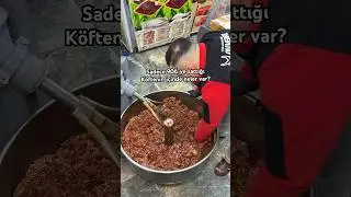 Sadece 90₺ ye sattığı köftenin tarifini verdi! #food