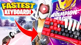 I Played Arena With The Worlds Fastest Keyboard! - Faster Than Apex Pro? (Fortnite Battle Royale)