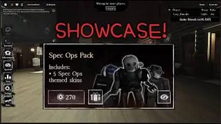 Showcasing The (NEW) Spec-Ops pack In Roblox Forsaken!