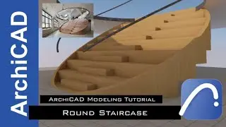 Round Staircase | ArchiCAD Modeling Tutorial