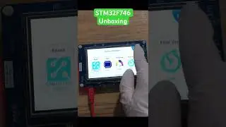 STM32F746 Unboxing ! development board for hardware UI applications. #stm32f746 #stm32f7