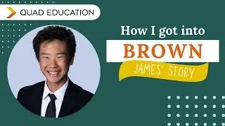 How I Got Into Brown University!