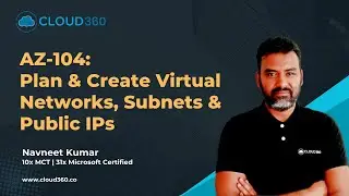 AZ-104: Plan & Create Azure Virtual Networks, Subnets & Public IPs
