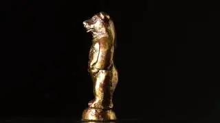 Статуэтка медведя в пермском зверином стиле