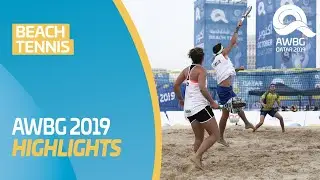 Beach Tennis Highlights Video | ANOC World Beach Games Qatar 2019