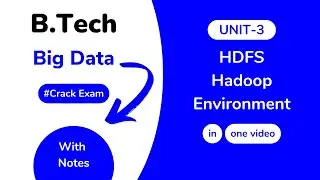 Unit 3: HDFS and Hadoop Environment Big Data AKTU With Notes | BTech 3rd Year KCS 061