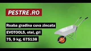 Montaj Roaba gradina cuva zincata EVOTOOLS, otel, gri, model 75, 9 kg, 675138
