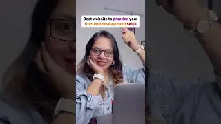 Best Website to Practice Frontend Development🔥 | #coding | YT Shorts | DesignWithRehana