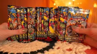 Pokemon Mega Evolution Booster Box Opening ★ ASMR (Cards Sounds / Crinkles / Soft Spoken)