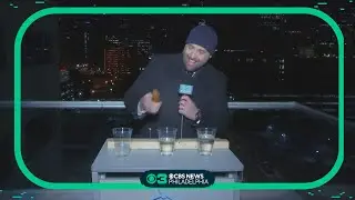 How cold is it? Cold enough to hammer a nail with a banana