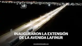 Inauguraron la extensión de la avenida Lafinur