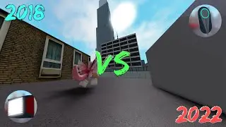Roblox Parkour Gears 2018 VS 2022