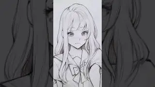 w-w-will you...? 🥺                                        #shorts #art #anime #manga #pencildrawing