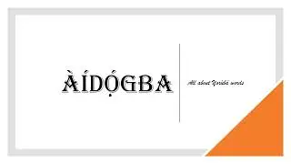 How to say UNEQUALNESS in YORUBA