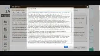 Editing HTML and Adding Javascript Components in an OASIS Text Resource
