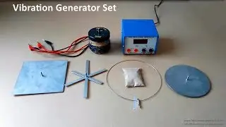 Vibration Generator and Sine Wave Signal Generator Full Set Chladni Figures HTP1001