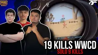 SOLO 9 KILLS | 19 KILLS WWCD CASH SCRIMS | PUBGM