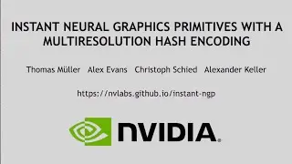 Instant Neural Graphics Primitives with a Multiresolution Hash Encoding