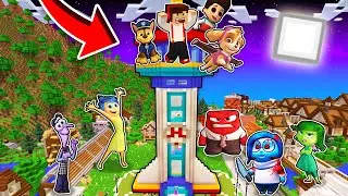 WIEŻA PSIEGO PATROLU ZAATAKOWANA PRZEZ POSTACIE Z W GŁOWIE SIĘ NIE MIEŚCI W MINECRAFT?! GPLAY & LAKI
