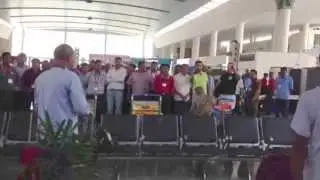 Monkeys at Varanasi Airport