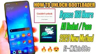 How To Unlock Bootloader Of Redmi/Poco Devices Without 168 Hours Timeout | Bypass Bootloader Unlock🔥