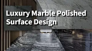 See the luster of this marble? Ancient wood grain marble achieves this.