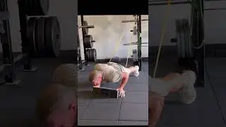 Off-Set Loaded Push Ups #bandworkout