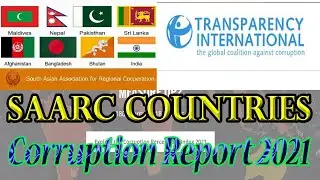 CPI 2021/Transparency International/SAARC Corruption Index 2021/Corruption Report 2021