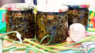 Маринованные чесночные стрелки на зиму. Как замариновать чесночные стрелки