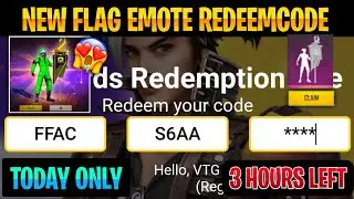 FLAG EMOTE REDEEM CODE | GUILD WAR EMOTE IN FREE FIRE