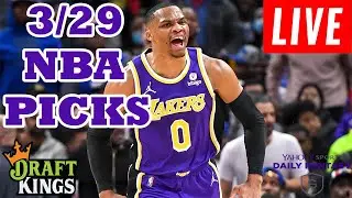 🔴LIVE - DRAFTKINGS & YAHOO NBA PICKS | TUESDAY 3/29/22 | NBA DFS PICKS