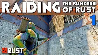 RAID Testing 2 FLOORSTACKED Bunkers In RUST