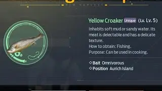 UNDAWN - How to Get Yellow Croaker in Aurich Island