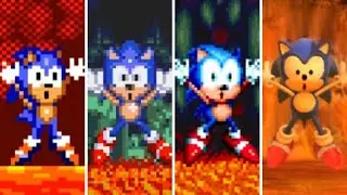 Evolution of Sonic Falling in Lava (1991-2022)