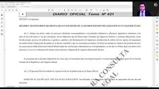 Decreto 127/2018 Transitorio suspensión  procesos de fiscalización