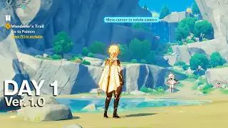 Genshin Impact 1.0 - First Dungeon Gameplay | MAX Graphics Settings