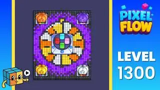 Pixel Flow Level 1300 (Very Hard) Walkthrough Solution