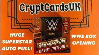 HUGE SUPERSTAR AUTO PULL! WWE HOBBY BOX OPENING 2022 REVOLUTION DEBUT EDITION PANINI! 