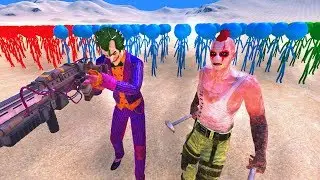 JOKER VE ADAMLARI VS LOLİPOPLAR 😱 - Süper Kahramanlar